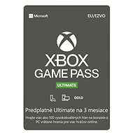 Xbox Game Pass Ultimate – 3-mesačné predplatné - Dobíjacia karta