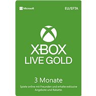 Xbox Live Gold - 3 Monate Mitgliedschaft - Prepaid-Karte