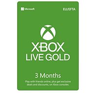 Xbox Live Gold - 3-Month Membership - Prepaid Card