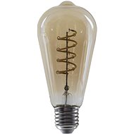 LED Spiral Filament bulb Amber ST64 4W/230V/E27/1800K/270Lm/360°/Dim - LED Bulb
