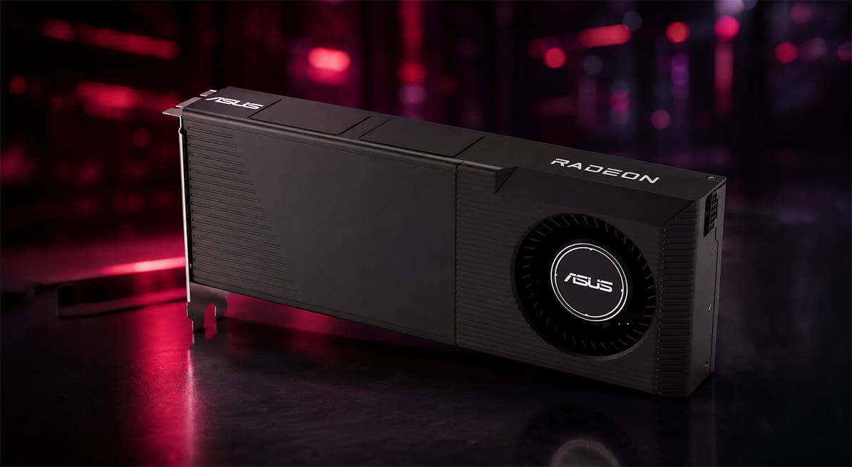 AI akcelerator ASUS TURBO Radeon AI PRO R9700 32GB