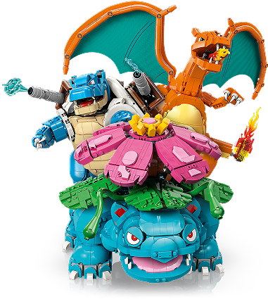 Pokémon Venusaur, Charizard a Blastoise