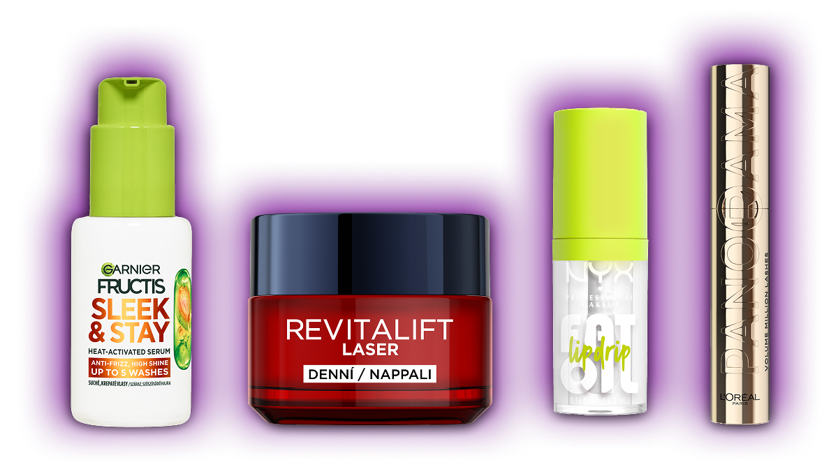  Loreal Paris, Maybelline, Garnier, Mixa, NYX