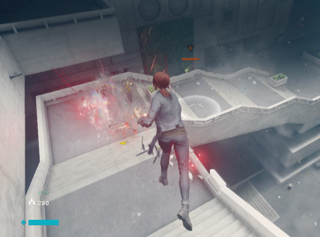 Na displeji se zobrazuje hra ‚Control‘ s pokročilou grafikou zajištěnou čipem Aple M4