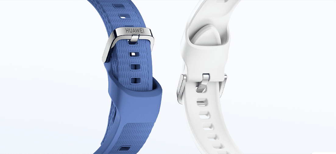 Blue and white HUAWEI EasyCross strap