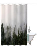 4sleep Shower curtain 180x200cm - forest green - Shower Curtain