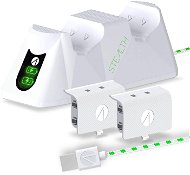 STEALTH Twin Charging Dock + Battery Packs - White - Xbox - Stojan na herný ovládač
