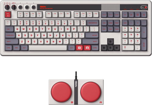 8BitDo Retro Mechanical Keyboard (N Edition) with Integrated Numpad + Dual Super Buttons - UK - Gaming-Tastatur - Hauptbild