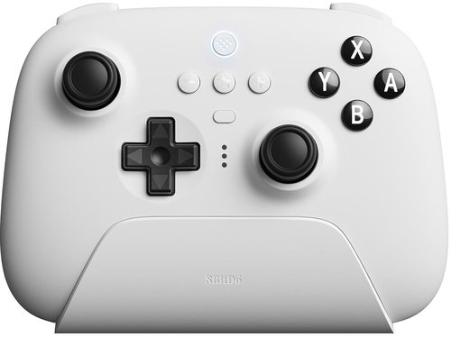 8BitDo Ultimate Wireless Controller with Charging Dock - White - Nintendo Switch - Gamepad - Hauptbild