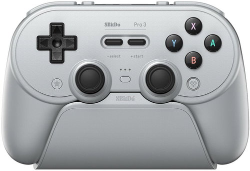 8BitDo Pro 3 Bluetooth Gamepad - Gray - Nintendo Switch / PC - Gamepad - Main image