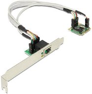 Delock MiniPCIe PCIe polovičnej veľkosti 1 x Gigabit LAN I / O - Sieťová karta