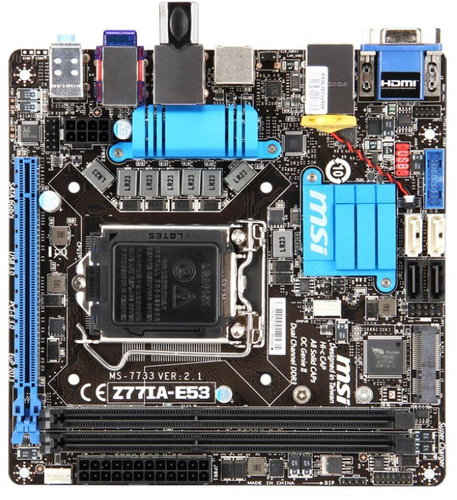  MSI Z77IA-E53  - Motherboard - Main image