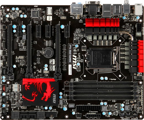 MSI Z77A-GD65 GAMING Main image MSI Z77A-GD65 GAMING - Motherboard - Main image