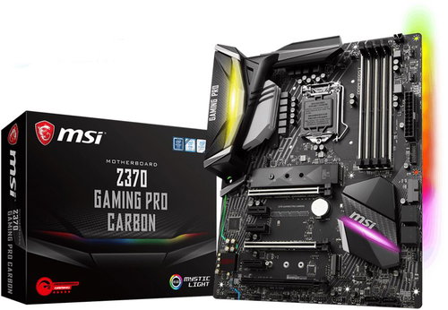 MSI Z370 GAMING PRO CARBON Hauptbild MSI Z370 GAMING PRO CARBON - Motherboard - Hauptbild