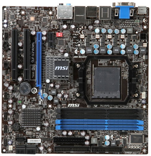 MSI 760GM-E51 (FX) Main image MSI 760GM-E51 (FX) - Motherboard - Main image
