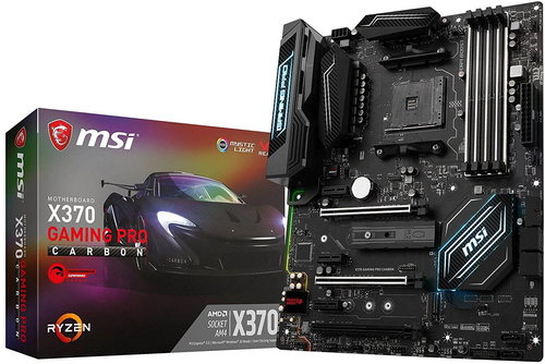 MSI X370 GAMING PRO CARBON Main image MSI X370 GAMING PRO CARBON - Motherboard - Main image