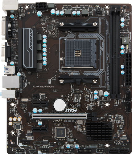 MSI A320M PRO-VD PLUS - Motherboard - Main image