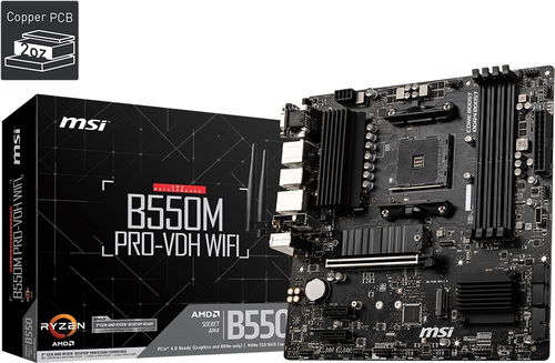 MSI B550M PRO-VDH WIFI - Motherboard - Hauptbild