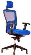 DIKE s podhlavníkom modrá - Kancelárska stolička