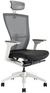 MERENS WHITE fekete alátámasztással - Irodai szék