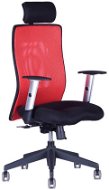 CALYPSO XL sa nastaviteľným podhlavníkom červená - Kancelárska stolička