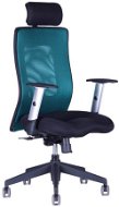 CALYPSO XL sa nastaviteľným podhlavníkom zelená - Kancelárska stolička