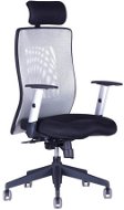 CALYPSO XL sa nastaviteľným podhlavníkom šedá - Kancelárska stolička