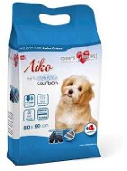 Cobbys Pet - AIKO Soft Care Active Carbon pleny pro psy s aktivním uhlím, 60 × 90cm, 10ks - Absorbent Pad