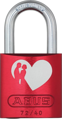 ABUS 72/40 rot Love Lock - Padlock - Main image