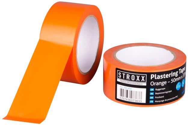 STROXX Védőszalag vakolatra, narancssárga, 50 mm × 33 m
