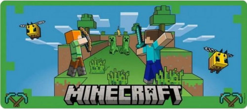 Minecraft - Fight With Creepers - Spielmatte auf dem Tisch Hauptbild Minecraft - Fight With Creepers - Spielmatte auf dem Tisch - Mauspad - Hauptbild