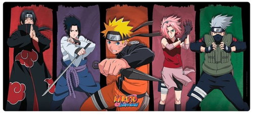 Abysse Corp Naruto Shippuden: Group - Spiel-Pad Hauptbild Abysse Corp Naruto Shippuden: Group - Spiel-Pad - Mauspad - Hauptbild