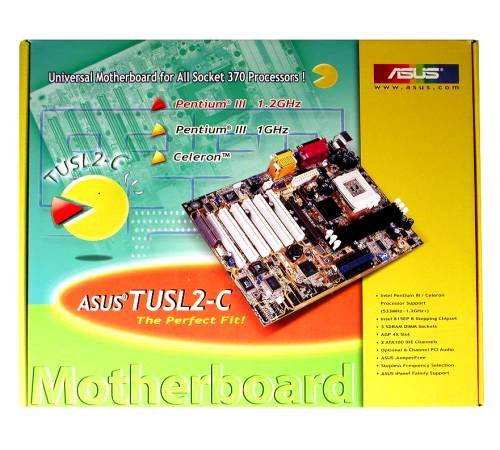 ASUS TUSL2-C i815 AGP ATA/100 ATX S370 - Motherboard - Hauptbild