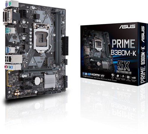 ASUS PRIME B360M-K Main image ASUS PRIME B360M-K - Motherboard - Main image