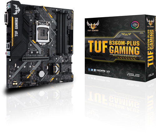ASUS TUF B360M-PLUS GAMING Main image ASUS TUF B360M-PLUS GAMING - Motherboard - Main image