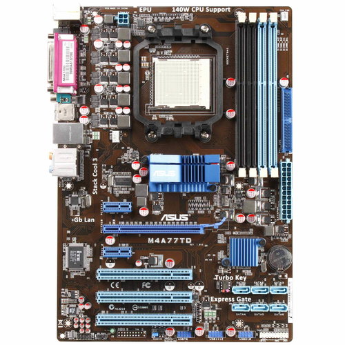 ASUS M4A77TD - Motherboard - Main image