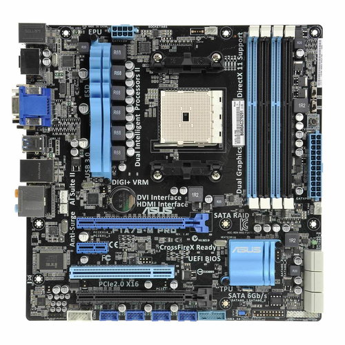 ASUS F1A75-M PRO Main image ASUS F1A75-M PRO - Motherboard - Main image