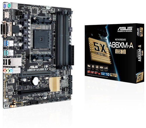 ASUS A88XM-A/USB 3.1 Fő fotó ASUS A88XM-A/USB 3.1 - Alaplap - Fő fotó