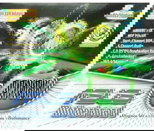 ASUS A7N8X BASIC nForce 2-ST, AGP 8x, DDR400, LAN scA - Motherboard - Main image