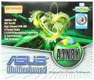 ASUS A7N8X BASIC nForce 2-ST, AGP 8x, DDR400, LAN scA - Motherboard