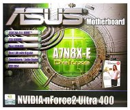 ASUS A7N8X-E DELUXE nForce 2-Ultra, AGP 8x, DDR400, SATA, RAID, FW, GLAN, scA - Motherboard