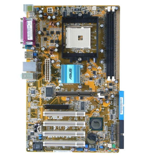 ASUS K8V-X SE, VIA K8T800, ATA133, SATA, RAID, DDR400, AGP8x, USB2.0, 6ch audio, sc754 - Motherboard - Main image