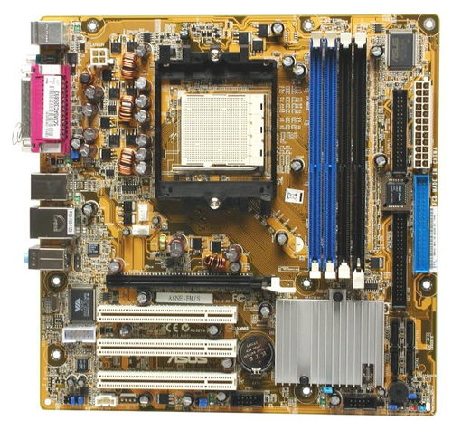 ASUS A8NE-FM, nForce4 4x, DualChannel DDR400, PCIe x16, SATA, RAID, FW, USB2.0, LAN, mATX bulk sc939 Main image ASUS A8NE-FM, nForce4 4x, DualChannel DDR400, PCIe x16, SATA, RAID, FW, USB2.0, LAN, mATX bulk sc939 - Motherboard - Main image