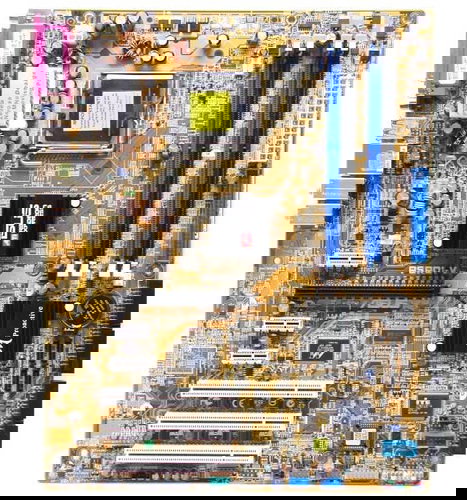 ASUS P5RD1-V - ATI Xpress 200, DualChannel DDR, VGA+PCIe x16, RAID, ATA133, SATA, USB2.0, GLAN, Sc77 - Motherboard - Main image