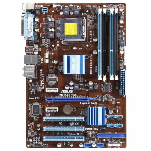 ASUS P5P41TD Main image ASUS P5P41TD - Motherboard - Main image