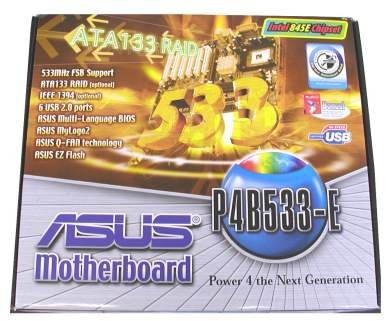 ASUS P4B533-E i845E DDR RAID ATA133 audio 6ch USB2.0 sc478 - Motherboard - Main image