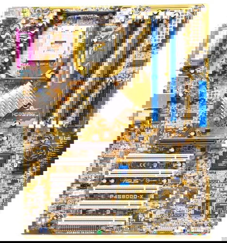 ASUS P4S800D-X - SiS655FX/964, 4x DualChannel DDR400, ATA133, AGP8x, USB2.0, 6ch audio, LAN - Motherboard - Main image