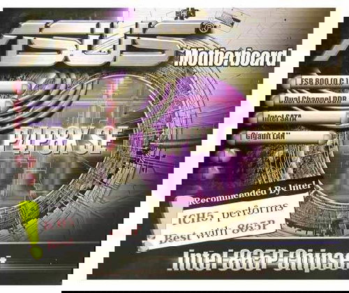 ASUS P4P8X SE i865P/ICH5R, AGP8x, DualCh DDR333, ATA100, SATA, USB2.0, GLAN, ATX - Motherboard - Main image