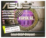 ASUS P4P8X SE i865P/ICH5R, AGP8x, DualCh DDR333, ATA100, SATA, USB2.0, GLAN, ATX - Základní deska