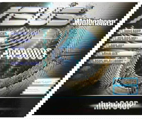 ASUS P4P800S - i848P/ICH5, AGP8x, DDR400, ATA100, SATA, USB2.0, LAN - Motherboard - Main image